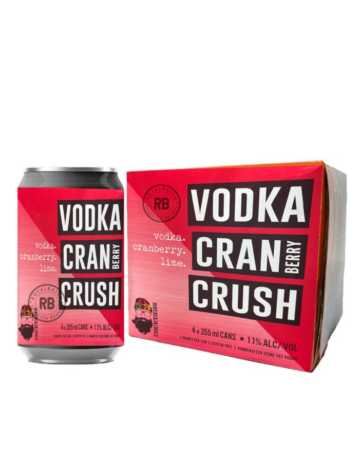 503 Distilling Canned Cocktails Vodka Cranberry Crush 4 Pack x 12oz