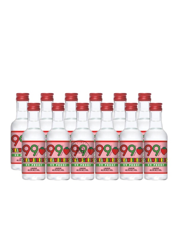 99 Brand Strawberries (12 Pack) x 50ml