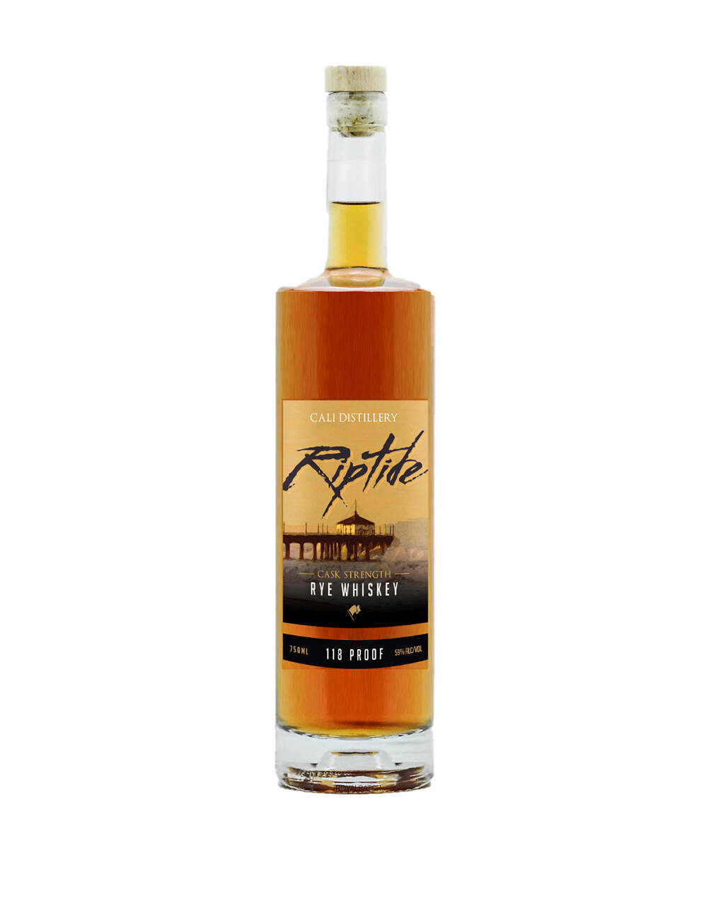 Cali Distillery Riptide Cask Strength Rye Whiskey
