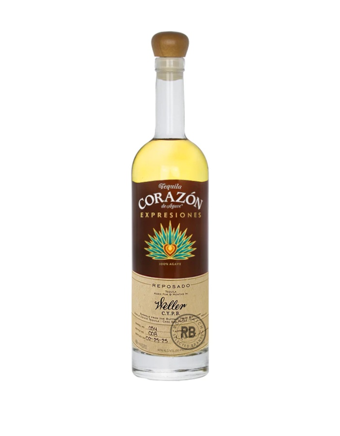 Corazón Expresiones Weller CYPB Barrel Aged Reposado Tequila