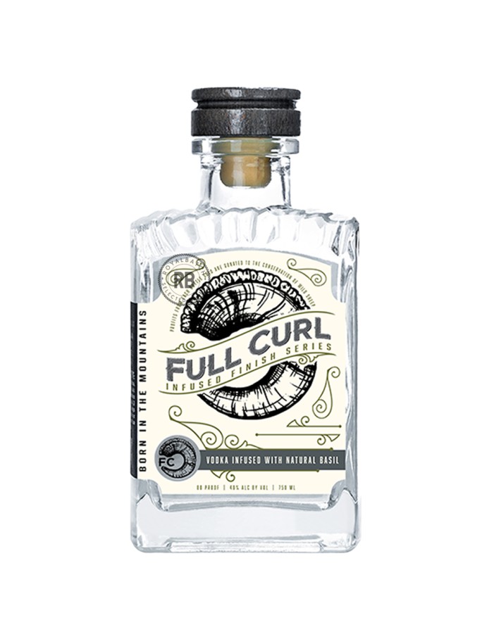 Full Curl Vodka Infused with Natural Basil