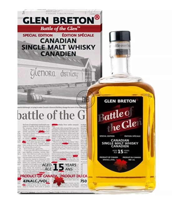Glen Breton Battle of the Glen 15 Year Old Canadian Single Malt Whisky