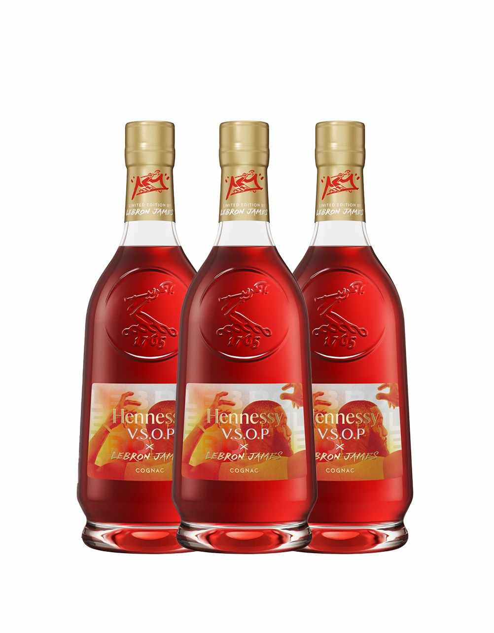 Hennessy V.S.O.P x LeBron James Limited Edition Cognac (3 Pack) Bundle #138
