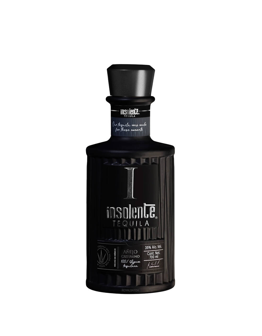 Insolente Anejo Cristalino Black Tequila
