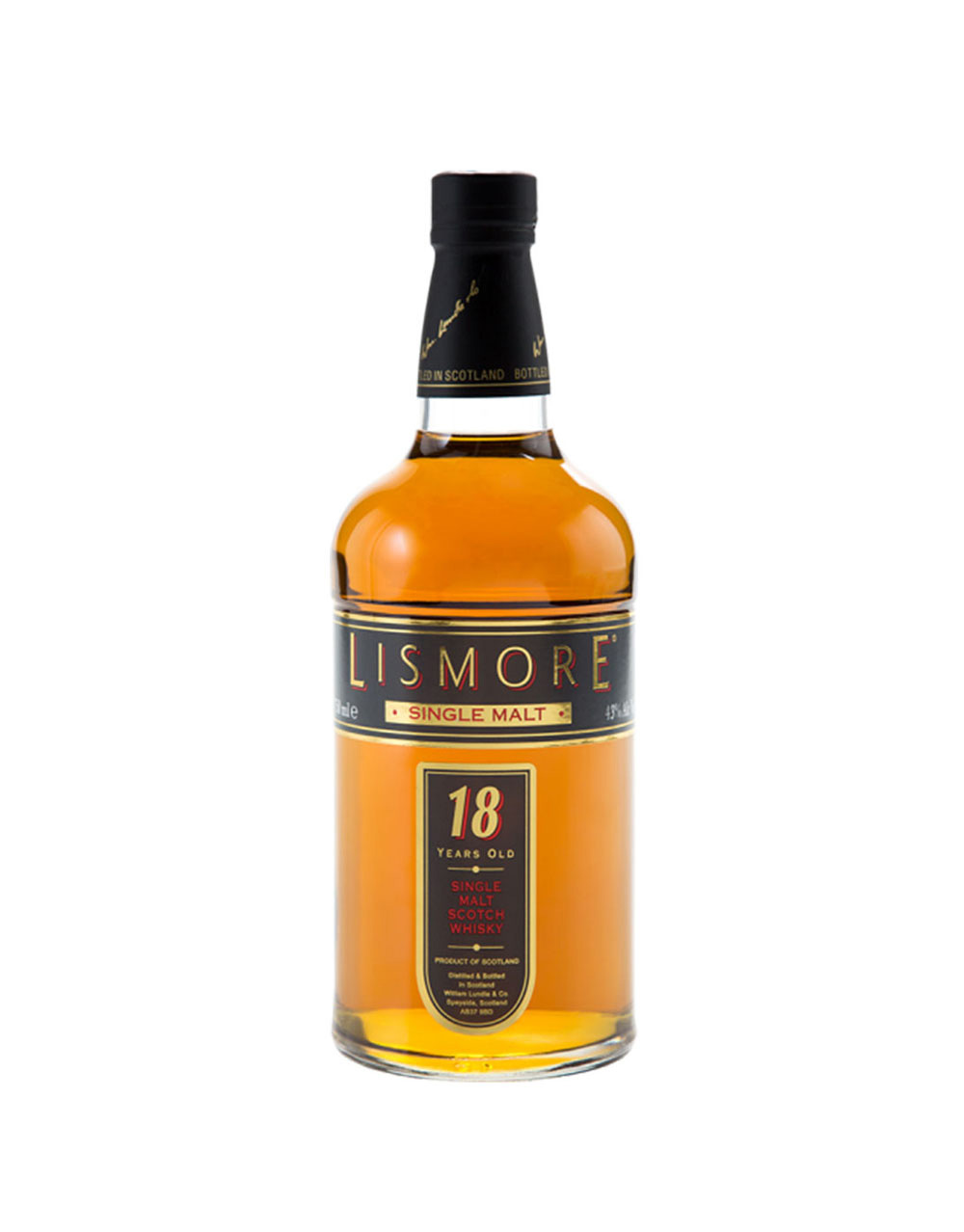 Lismore 18 Year Old Single Malt Scotch Whisky