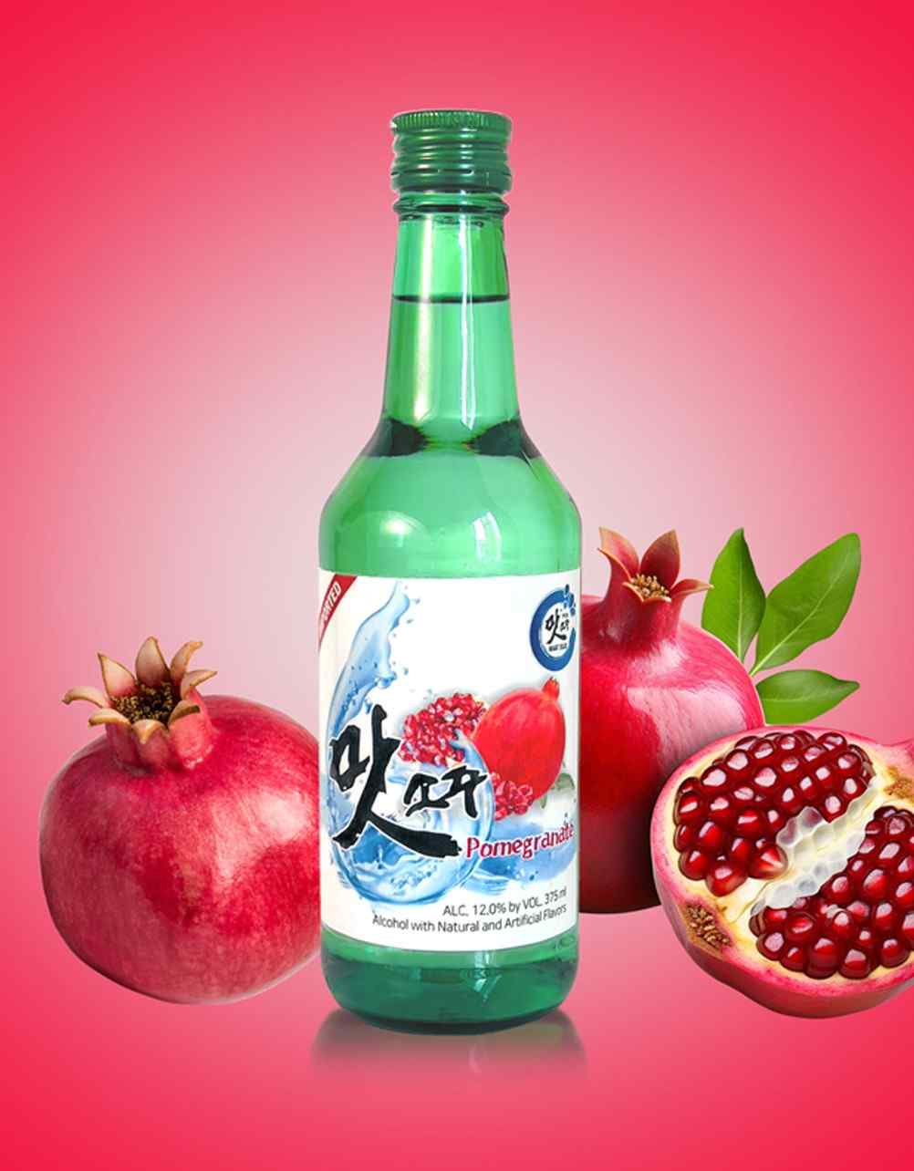 Maat Pomegranate Flavored Soju 375ml