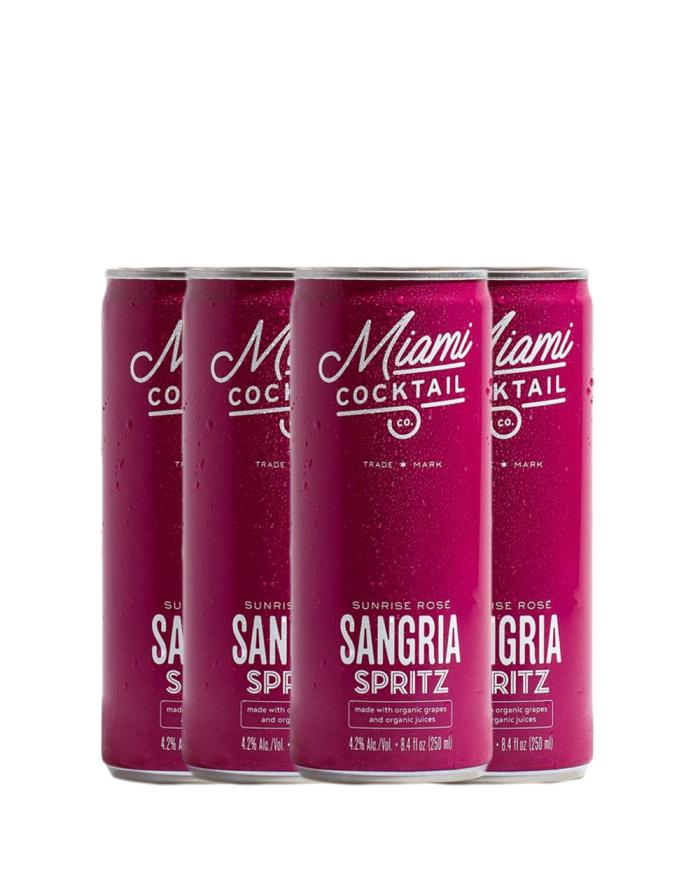 MIAMI COCKTAIL Sunrise Rose Sangria Spritz (4 Pack) 250ml