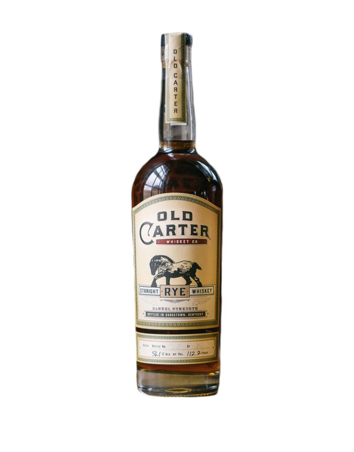 Old Carter Barrel Strength Batch No. 10 Straight Rye Whiskey