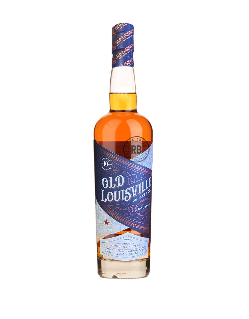 Old Louisville Whiskey Co. 10 Year Old Uncut Straight Bourbon Whiskey