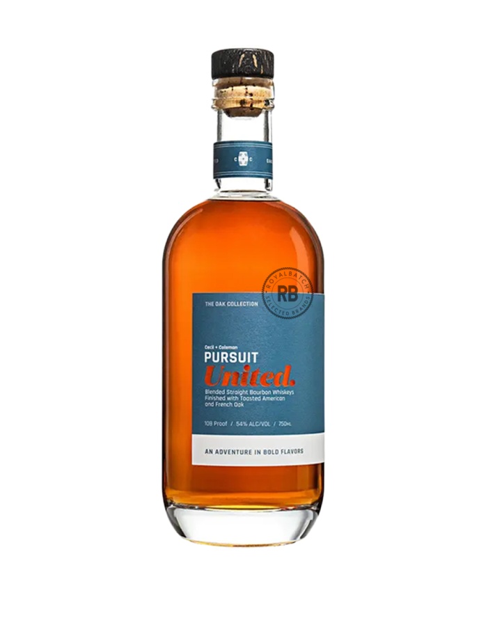 Pursuit United Bourbon Whiskey Finished with Toasted American & French Oak