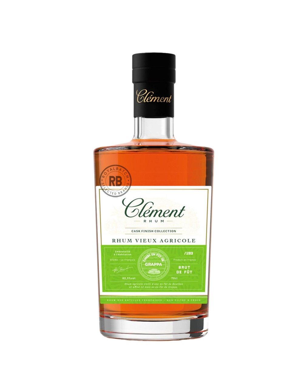 Rhum Clément Grappa Cask Finish Collection Agricole Rum