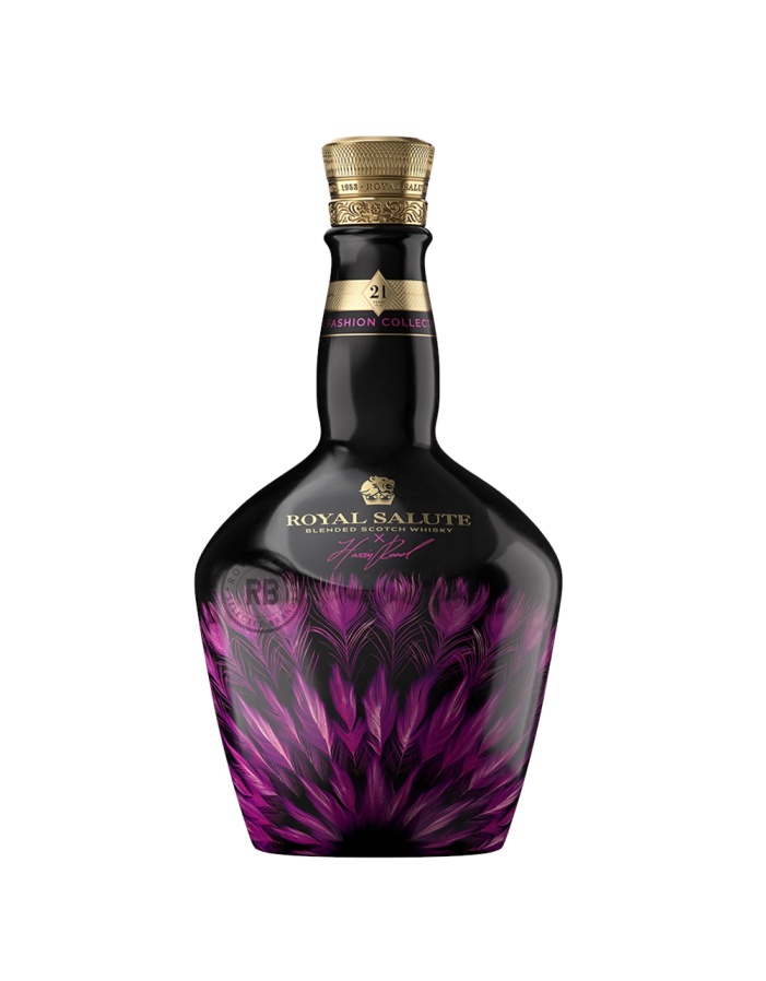 Royal Salute x Harris Reed Fashion Collection 21 Year Old Purple Edition Scotch Whisky
