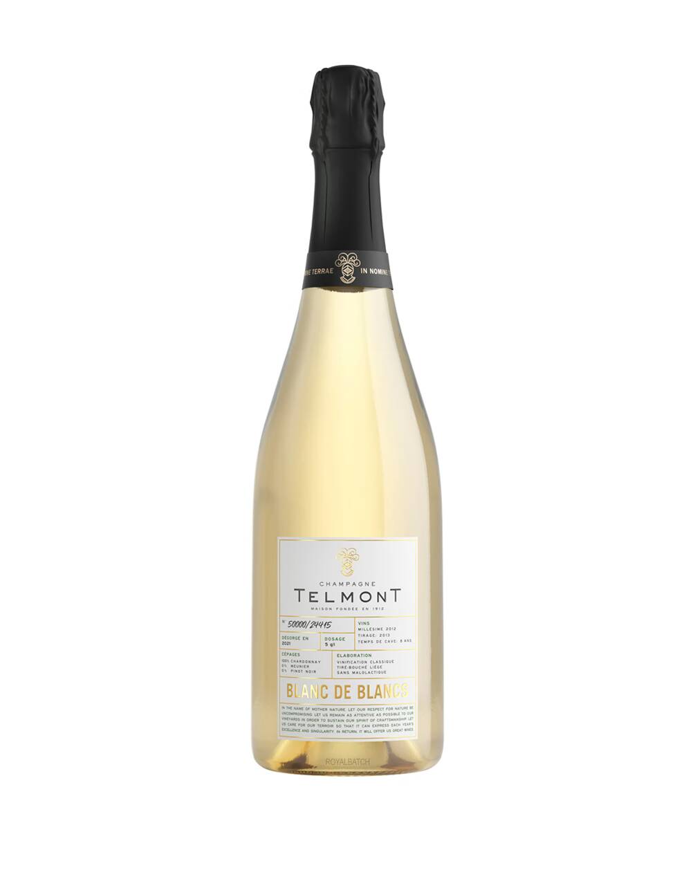 Telmont Blanc De Blancs Champagne 2012