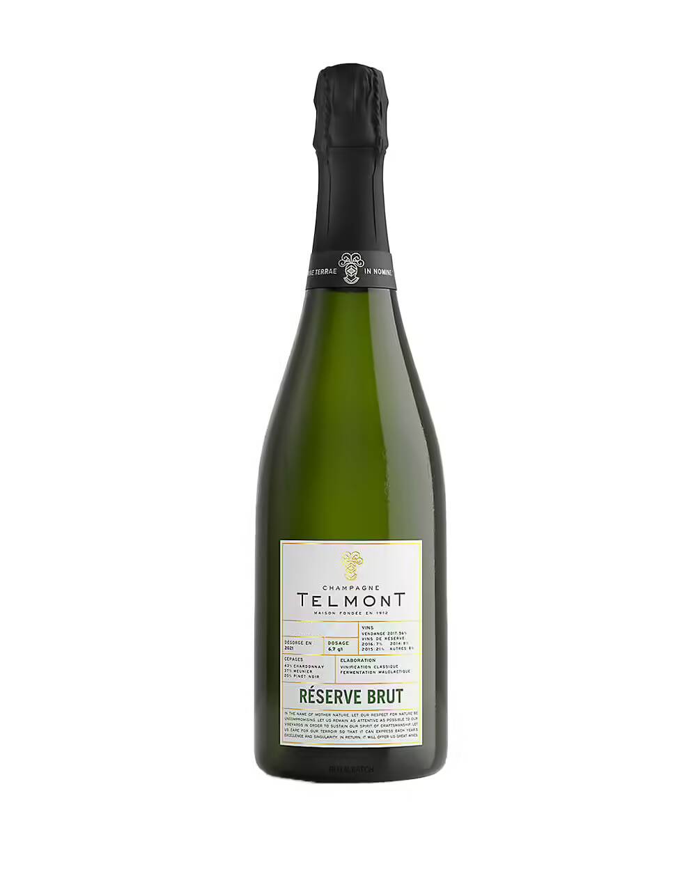 Telmont Reserve Brut Champagne 2021