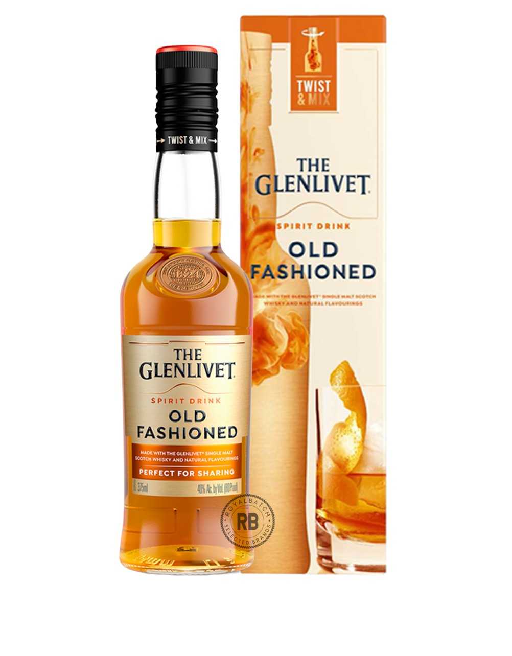 The Glenlivet Twist and Mix Old Fashioned Whisky Cocktail 375ml