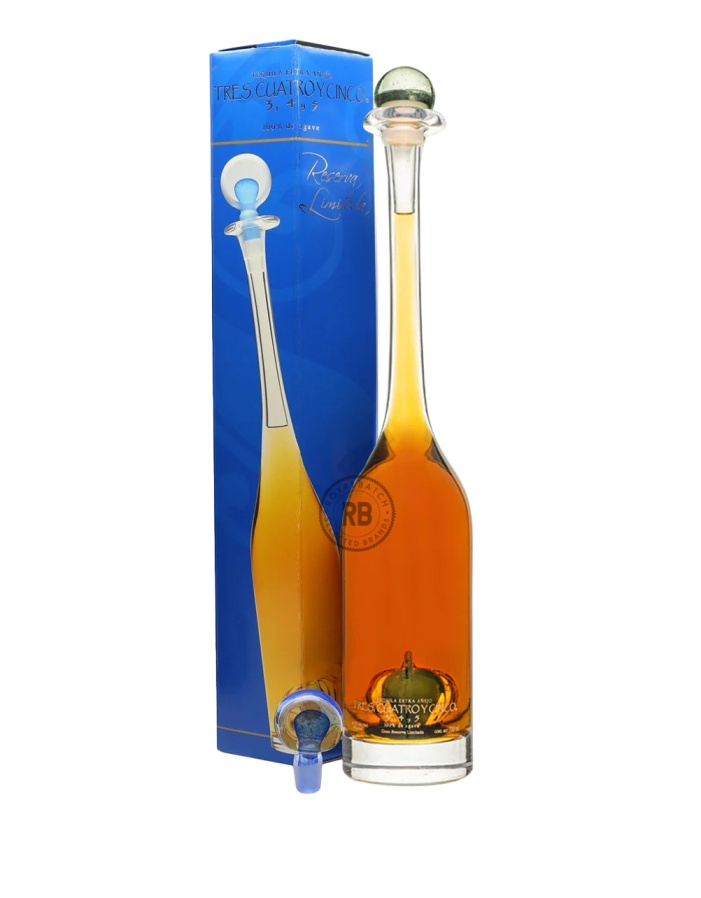 Tres Cuatro Y Cinco Extra Anejo Tequila