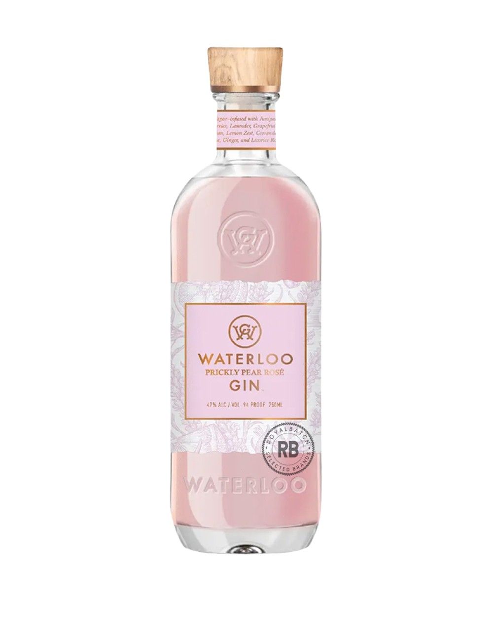 Waterloo Prickly Pear & Rose Gin