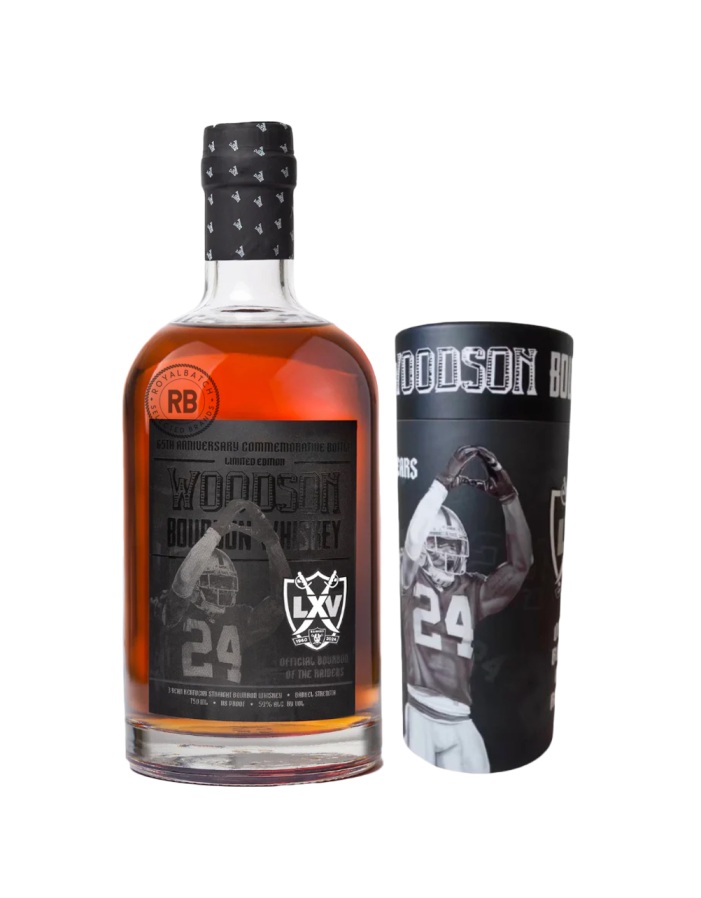 Woodson 65th Anniversary 'Blackout' Straight Bourbon Whiskey Gift Cylinder Included