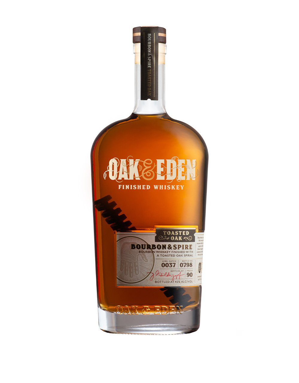 Oak & Eden Bourbon and Spire Toasted Oak Finished Whiskey