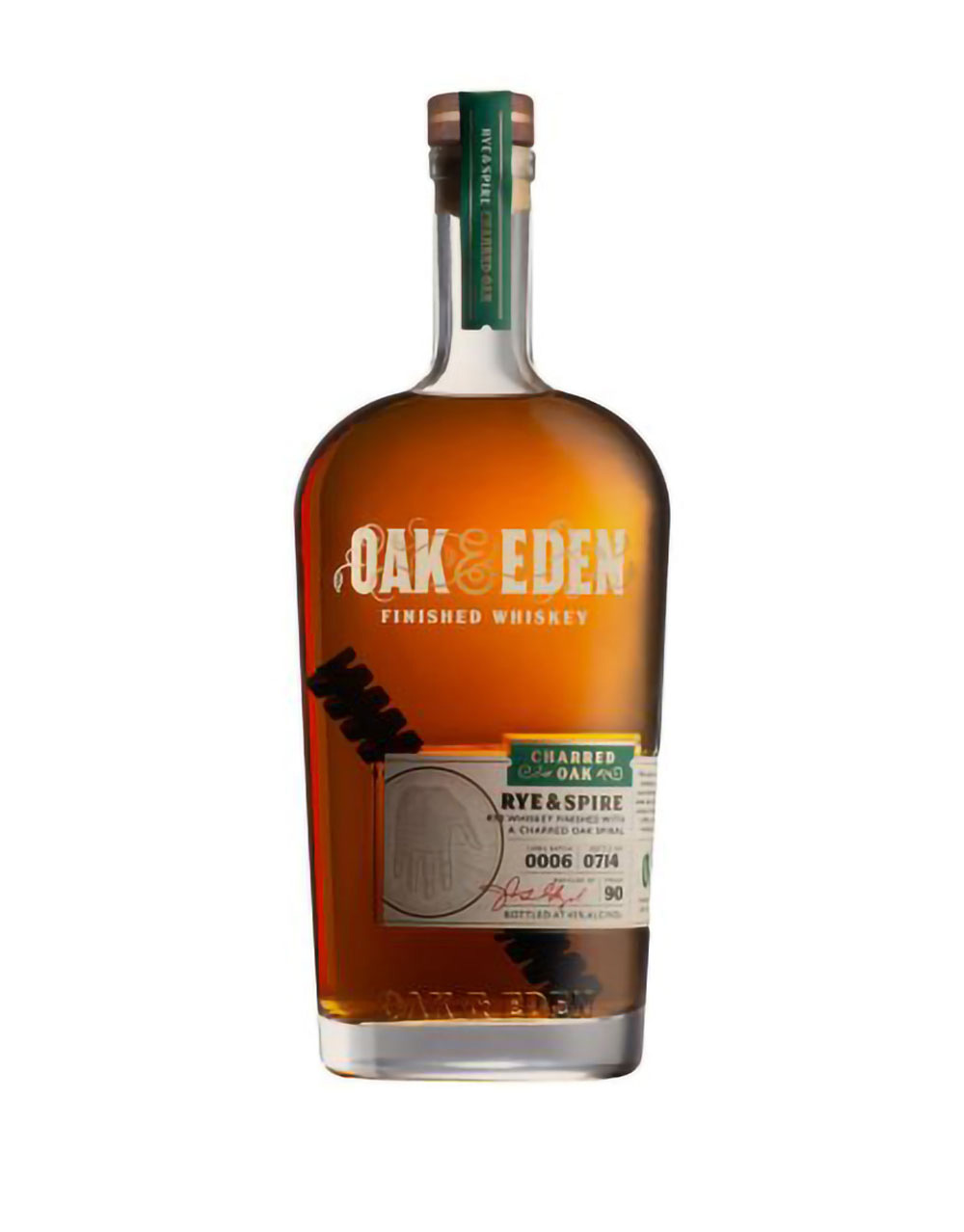 Oak & Eden Rye and Spire Charred Oak Finished Rye Whiskey