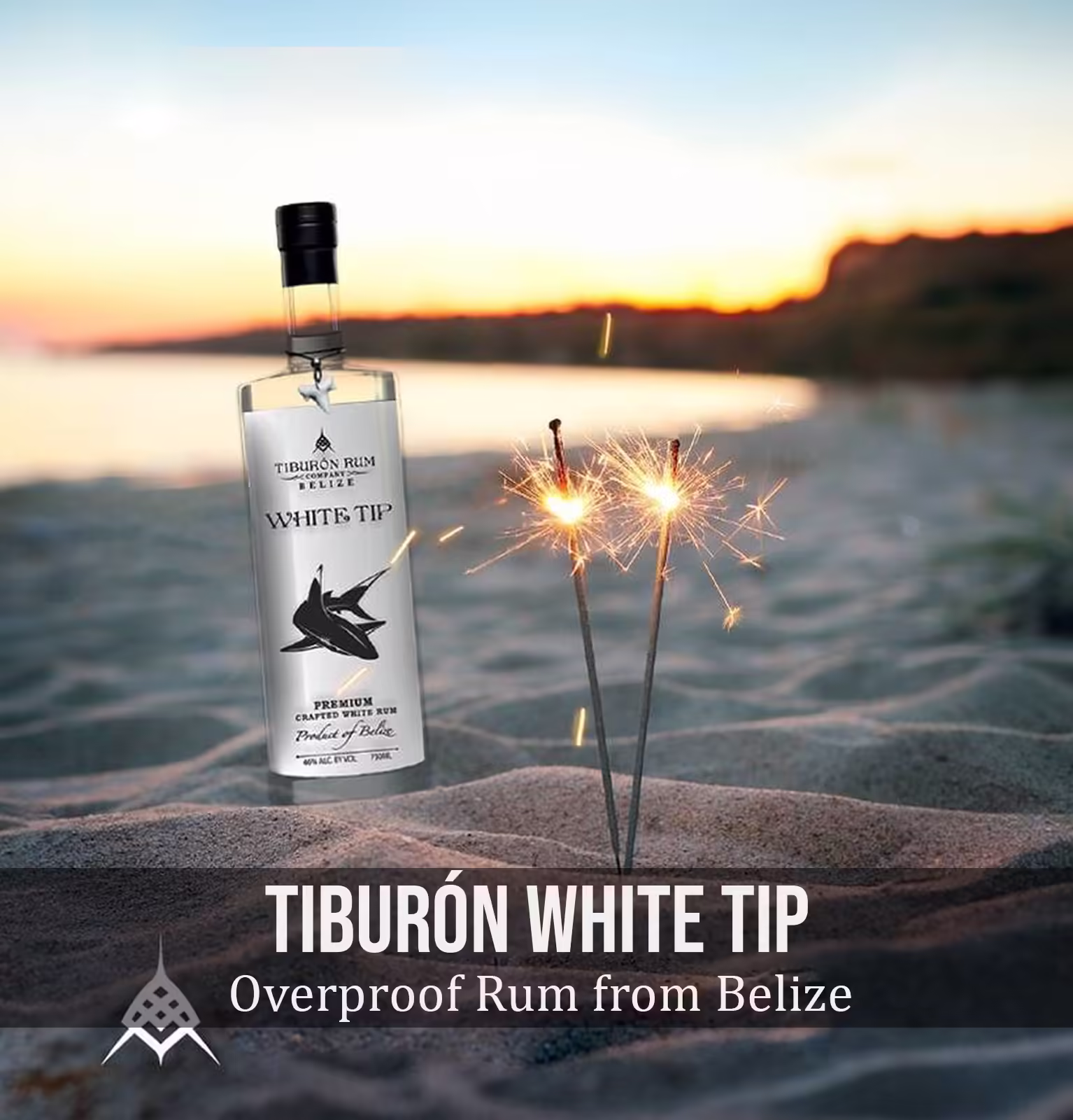 Tiburón White Tip Overproof Rum from Belize