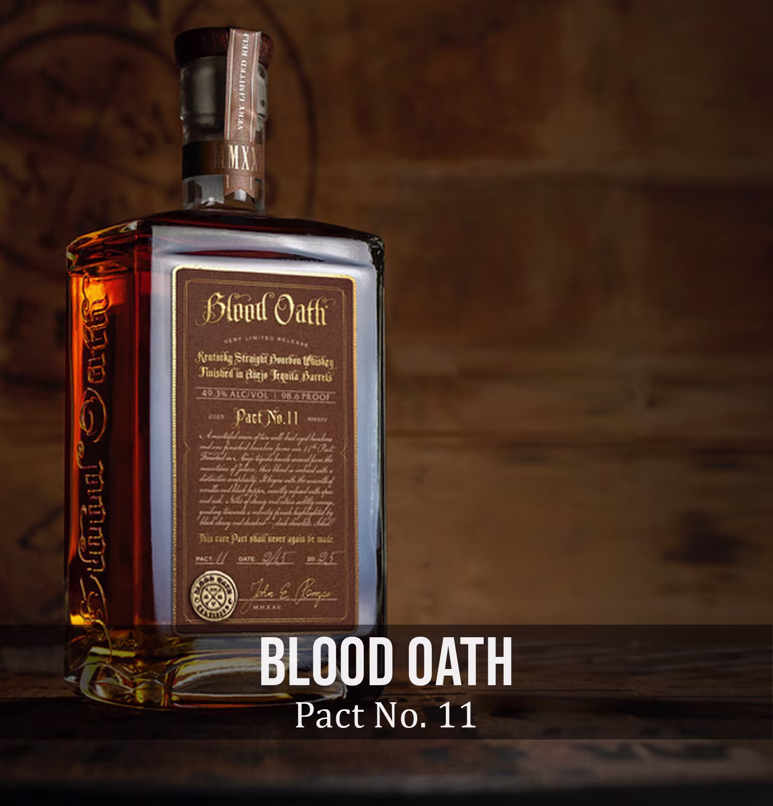 Blood Oath Pact No. 11 Kentucky Straight Bourbon Whiskey 2025 Release