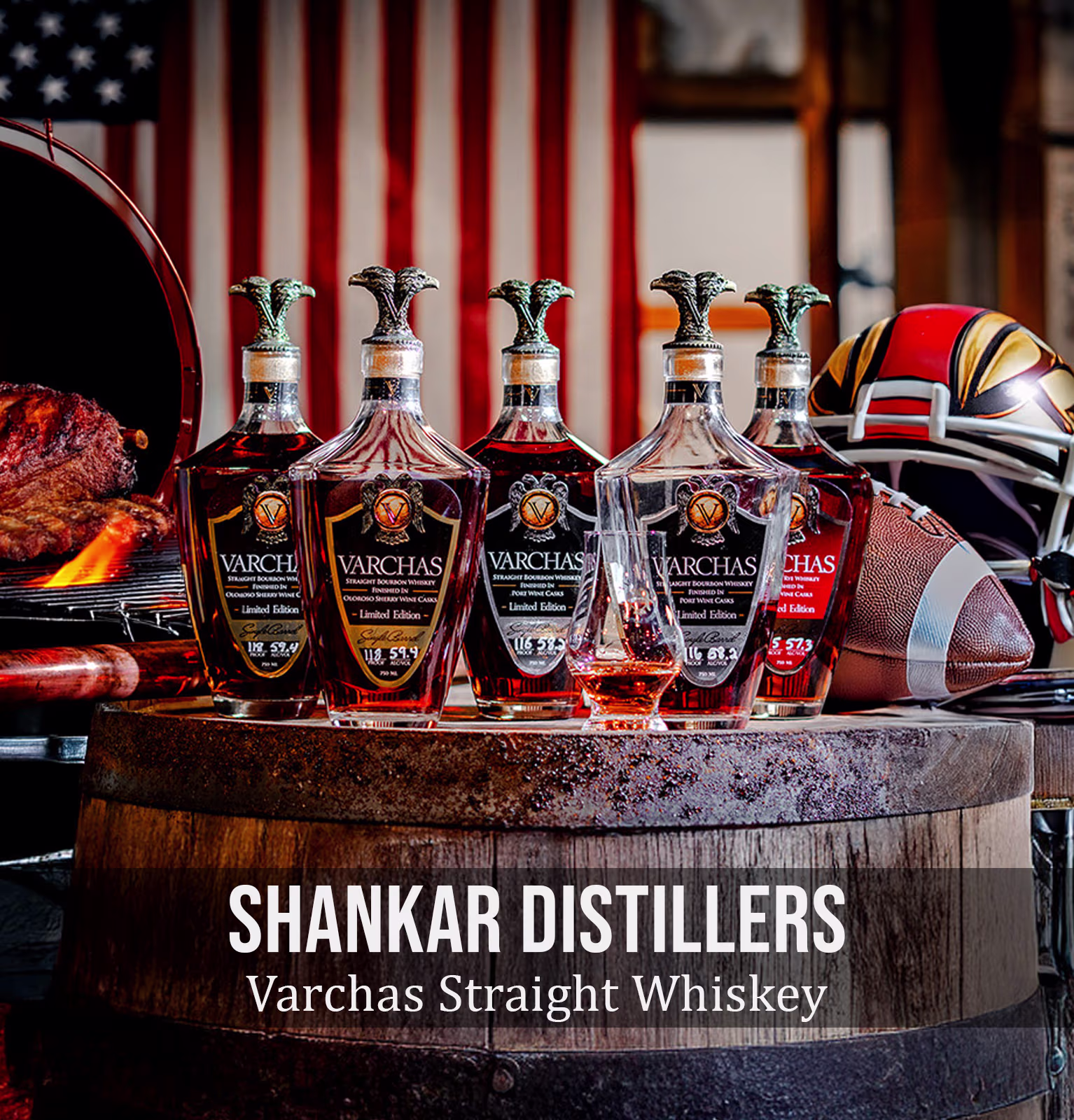 Shankar Distillers Varchas Straight Bourbon Whiskey