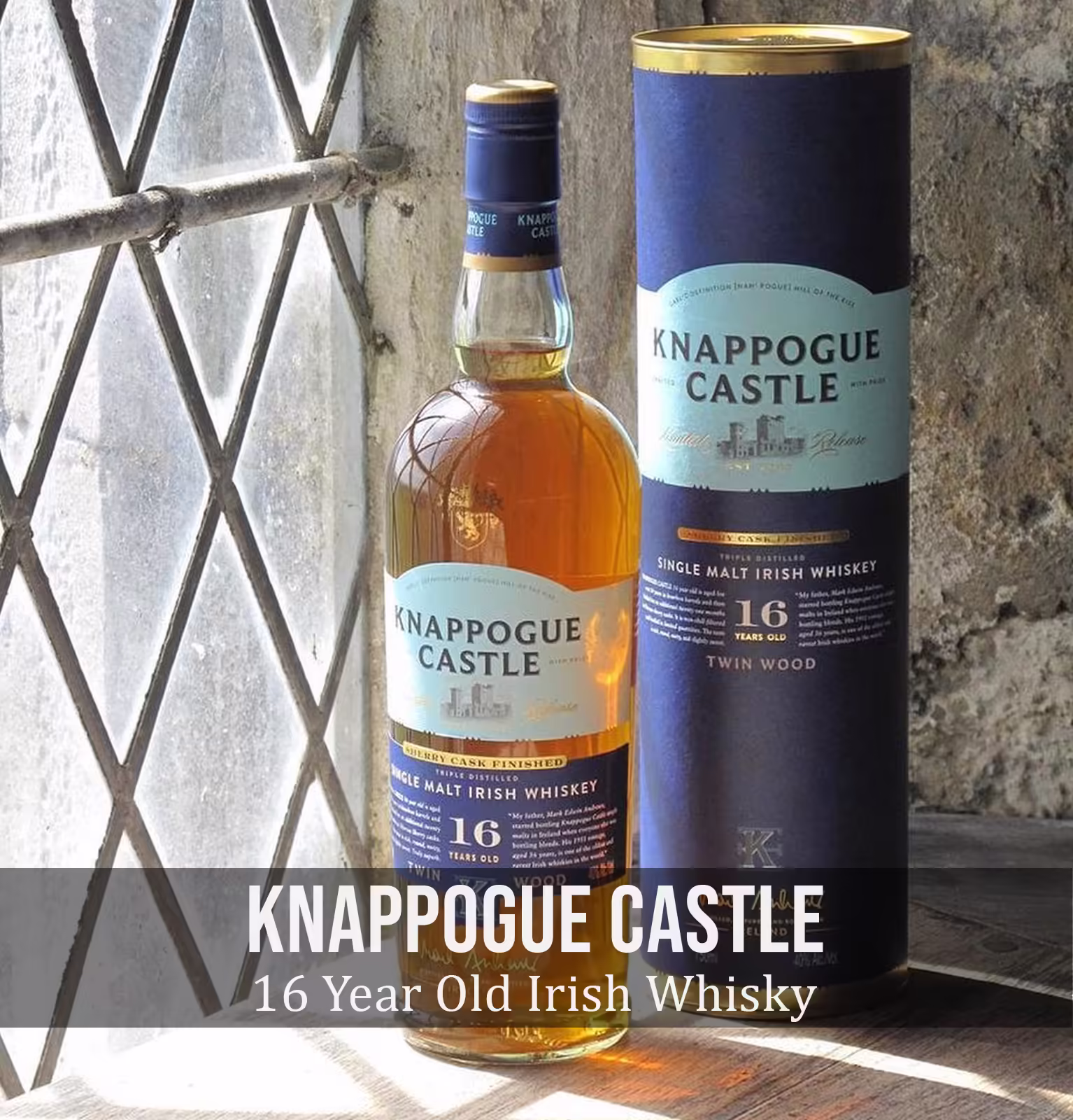 Knappogue Castle Single Malt 16 Year Old Irish Whisky