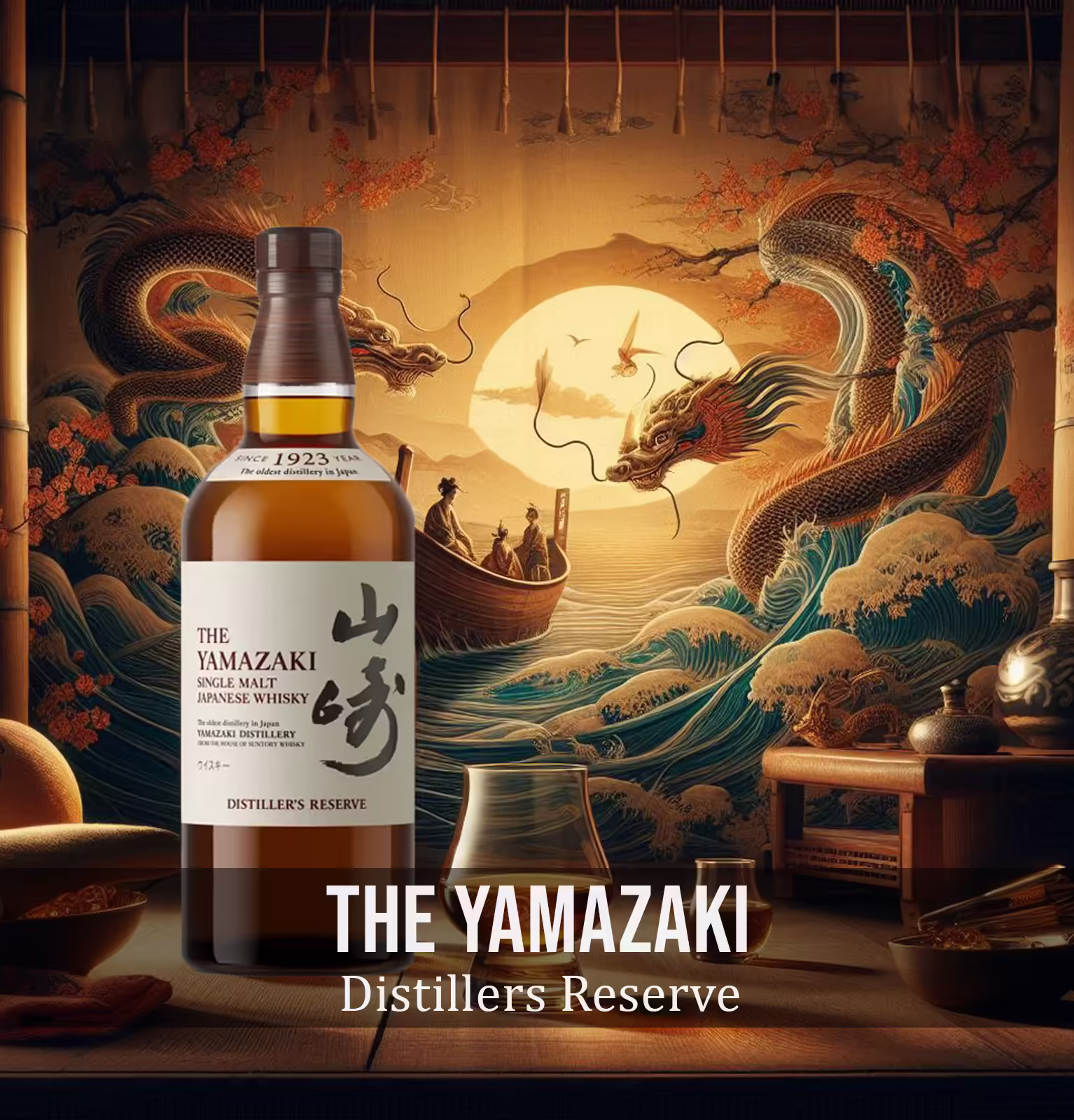 The Yamazaki Distillers Reserve Single Malt Japanese Whisky