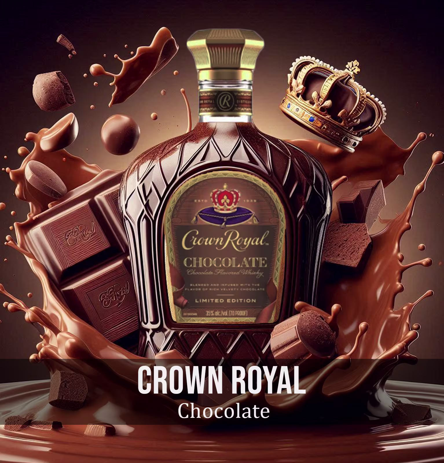 Crown Royal Chocolate Limited Edition Flavored Canadian Whisky