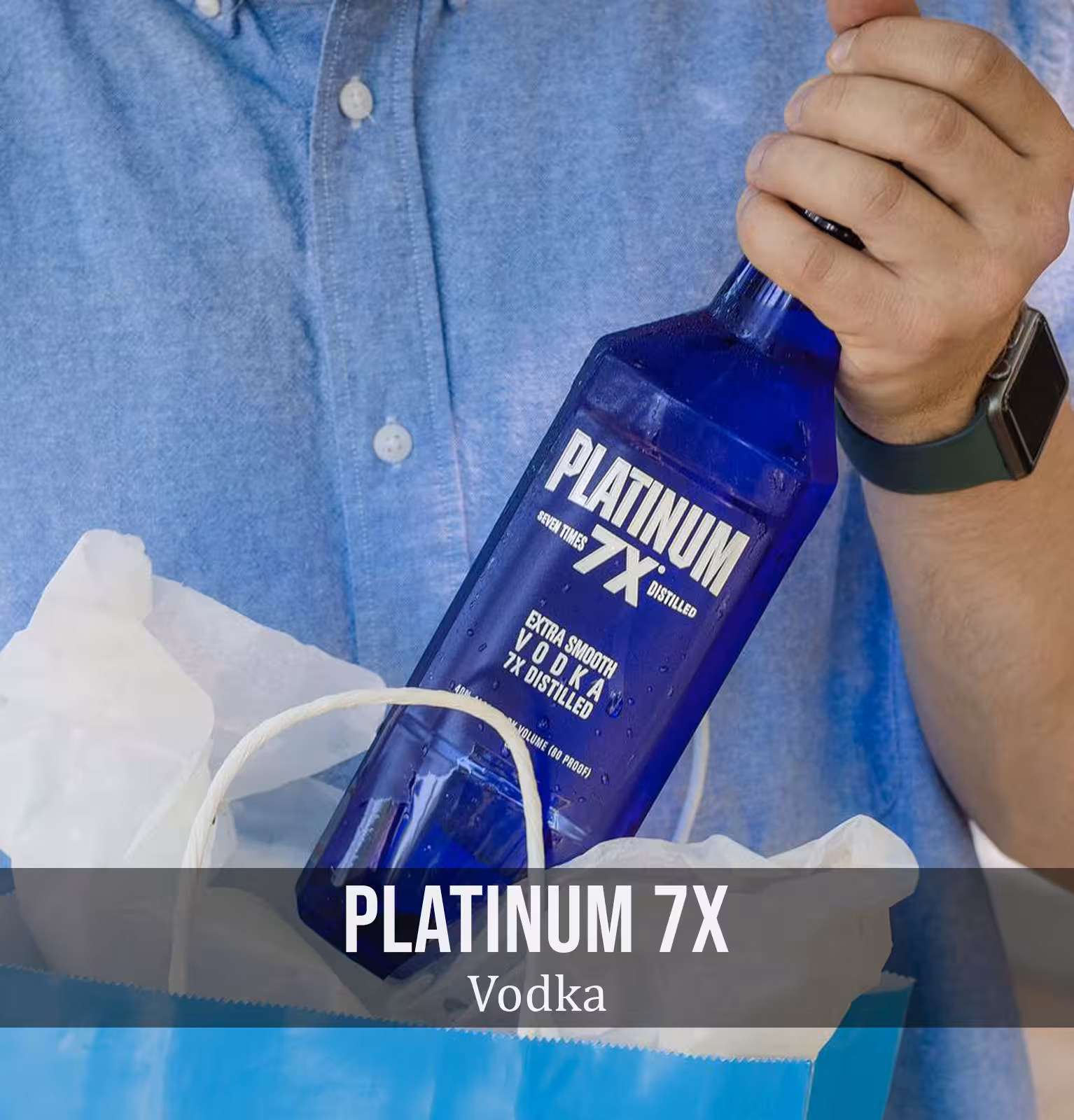 Platinum 7X Vodka by Sazerac 1.75L
