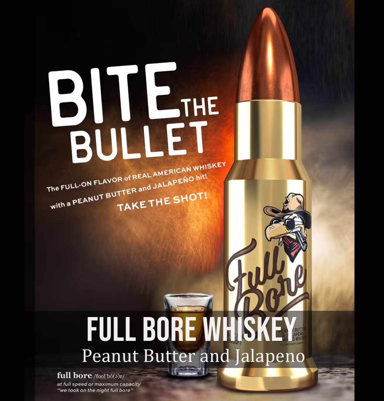 Full Bore Peanut Butter and Jalapeno Whiskey