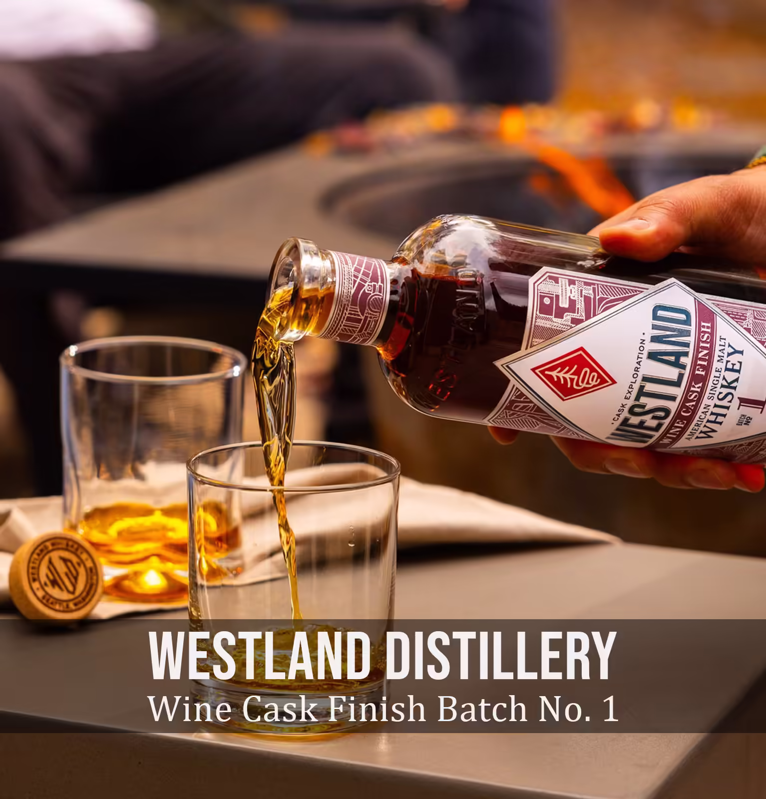 Westland Distillery Wine Cask Finish Batch No. 1 American Single Malt Whiskey