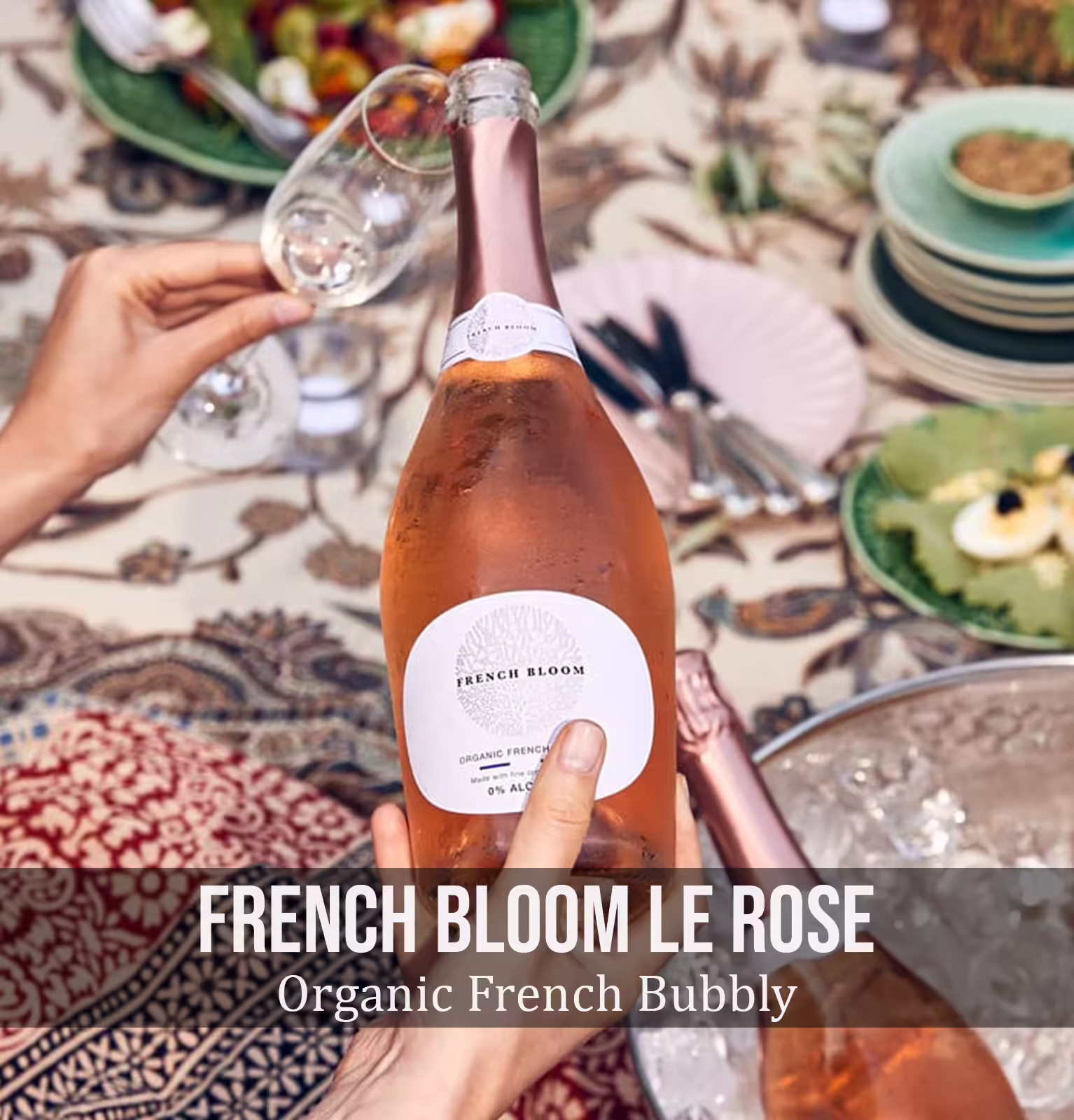 French Bloom Le Rose Organic French Bubbly Sparkling Wine