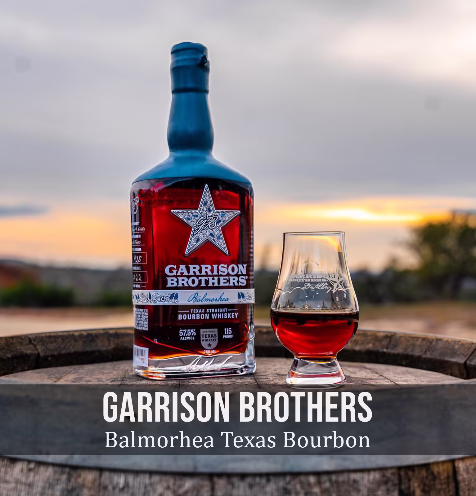 Garrison Brothers Balmorhea Texas Straight Bourbon Whiskey