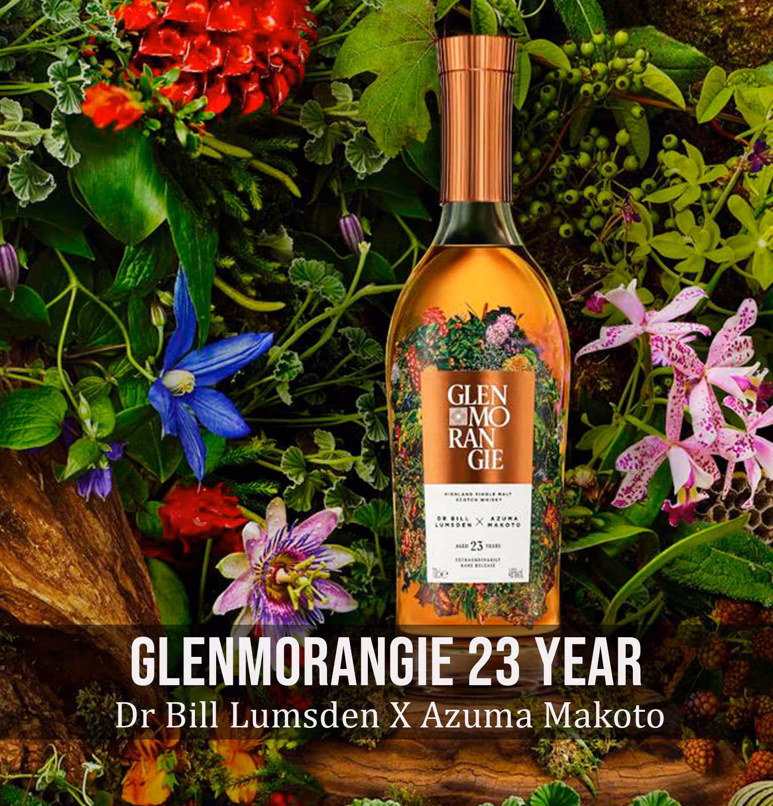 Glenmorangie Dr Bill Lumsden X Azuma Makoto 23 Years Old Single Malt Scotch Whisky