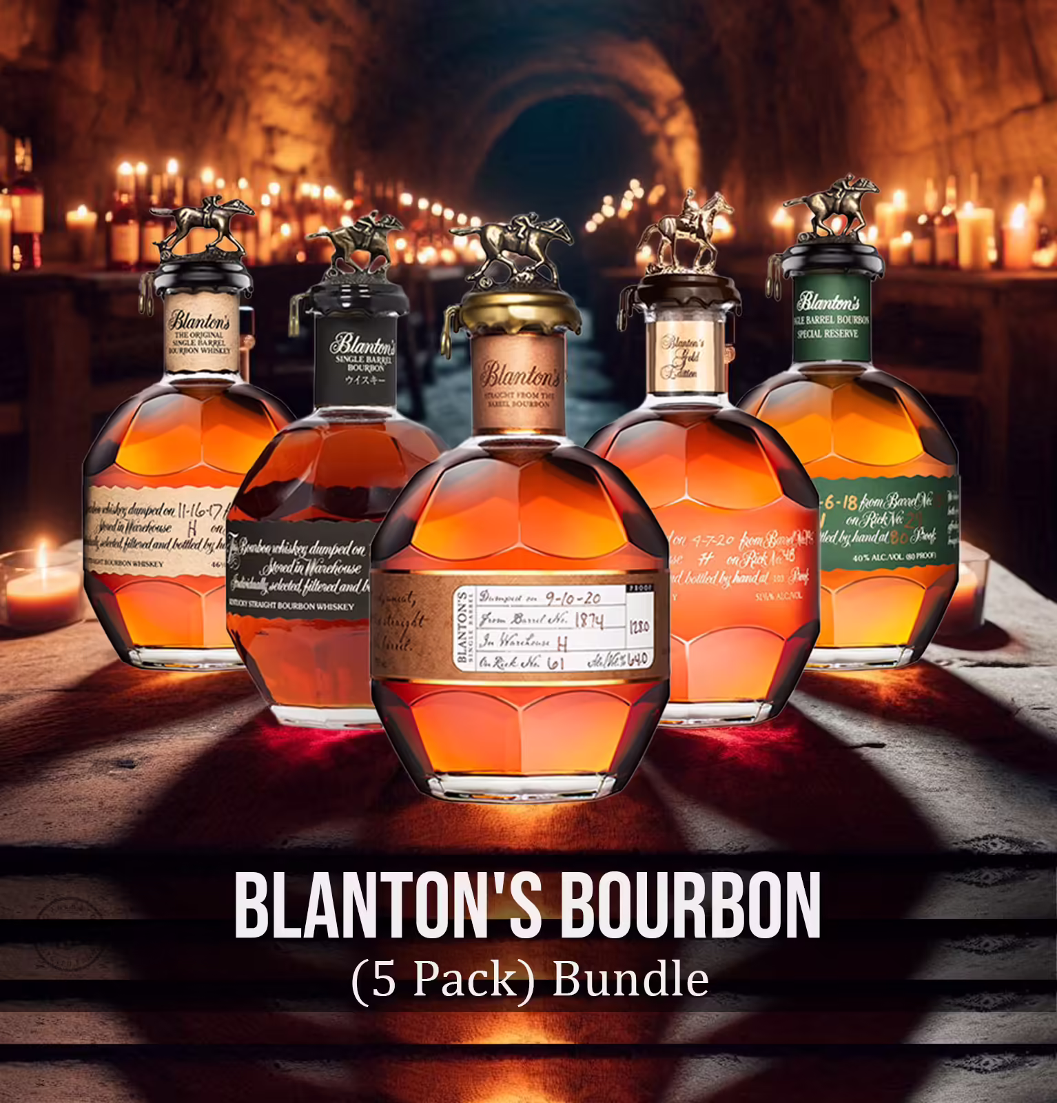 Blanton's Bourbon (5 Pack) Bundle #032