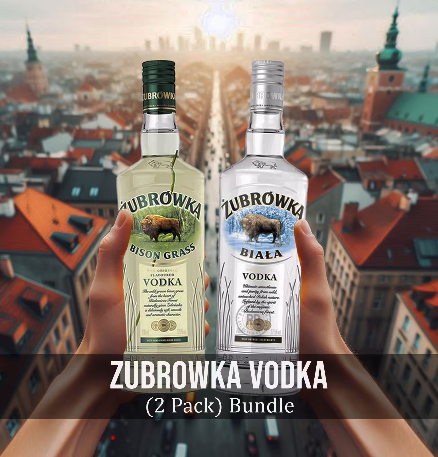 Zubrowka Vodka Combo Bison Grass and Biala