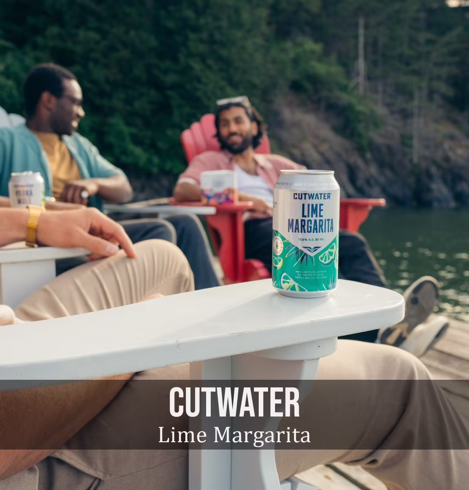 Cutwater Lime Tequila Margarita Canned Cocktails (4 Pack) 355ml