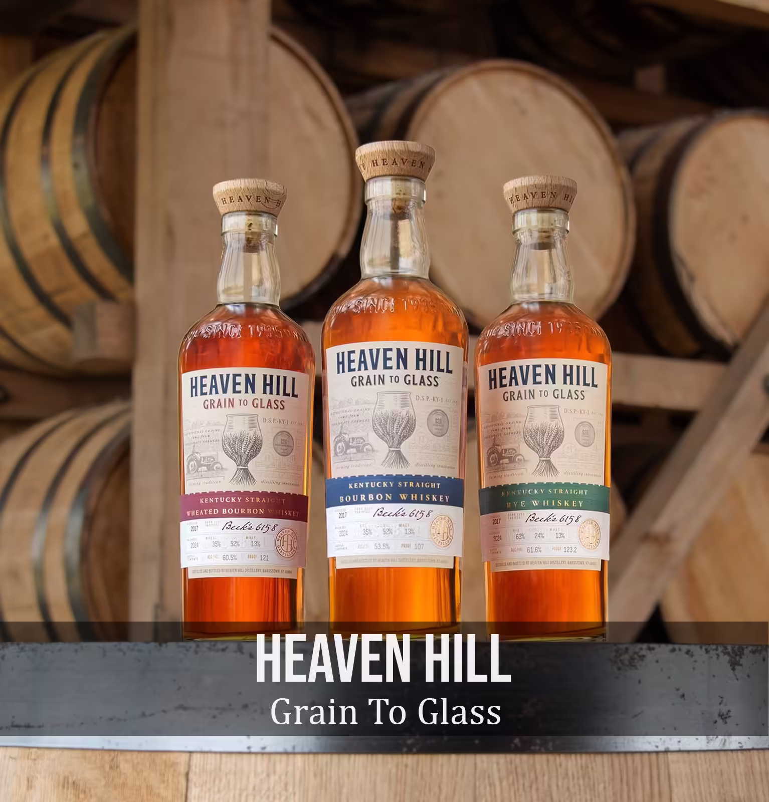 Heaven Hill Grain To Glass Kentucky Straight Rye Whiskey