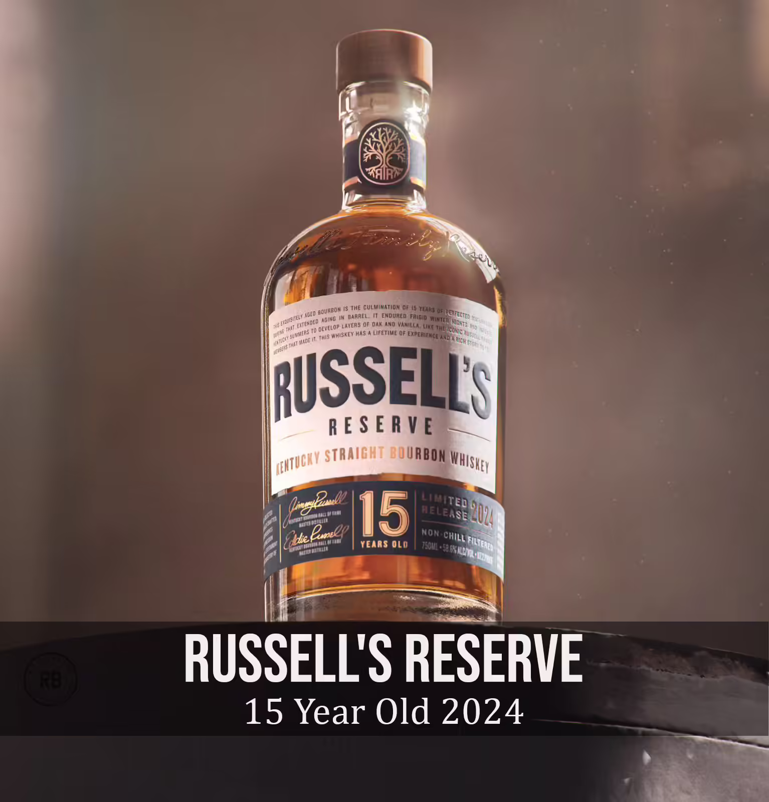 Russells Reserve 15 Year Old Limited Release 2024 Bourbon Whiskey