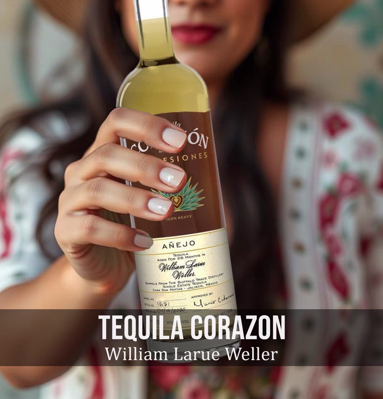 Tequila Corazon Expresiones x William Larue Weller Añejo Tequila