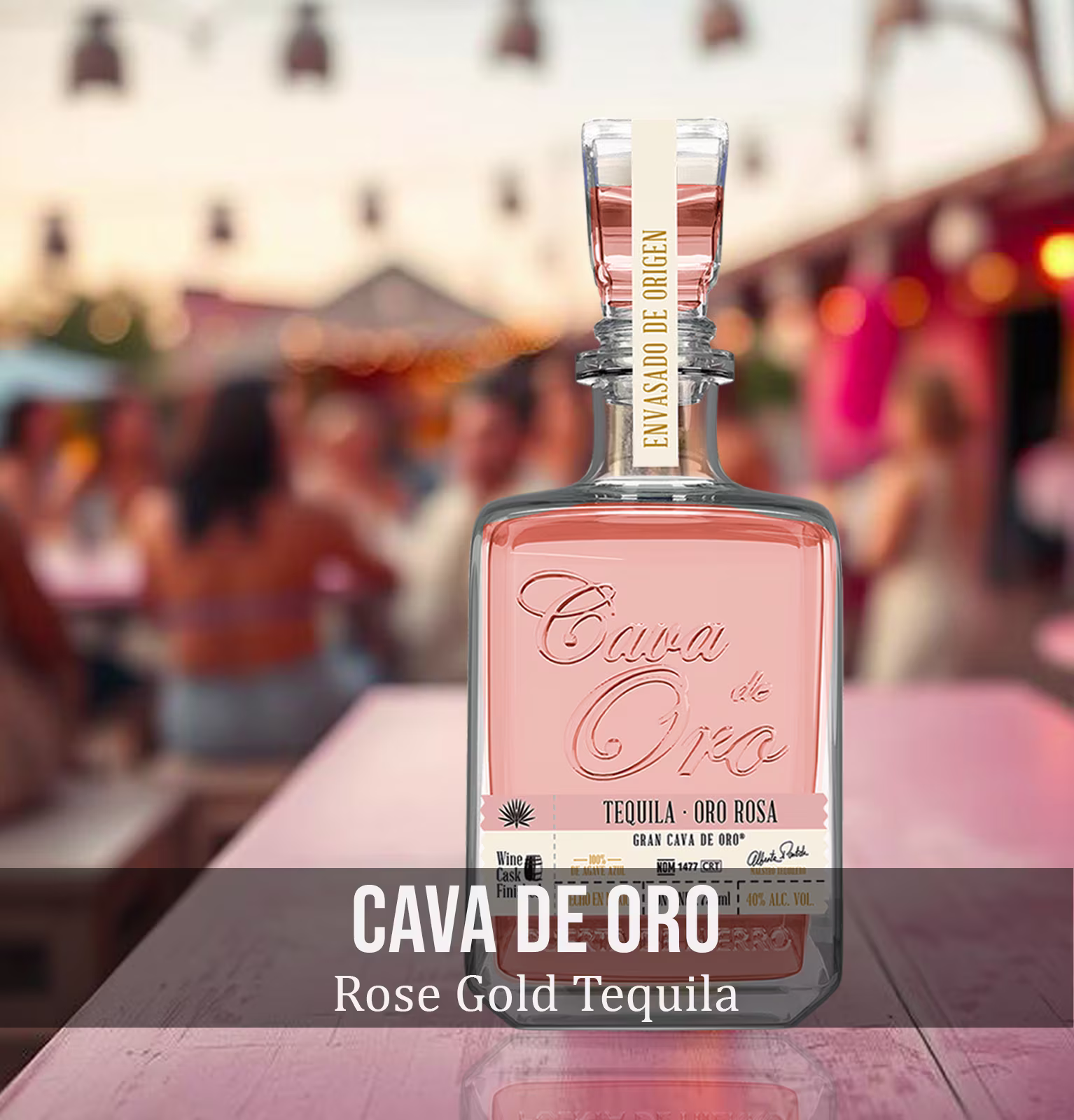 Cava De Oro Rose Gold Tequila