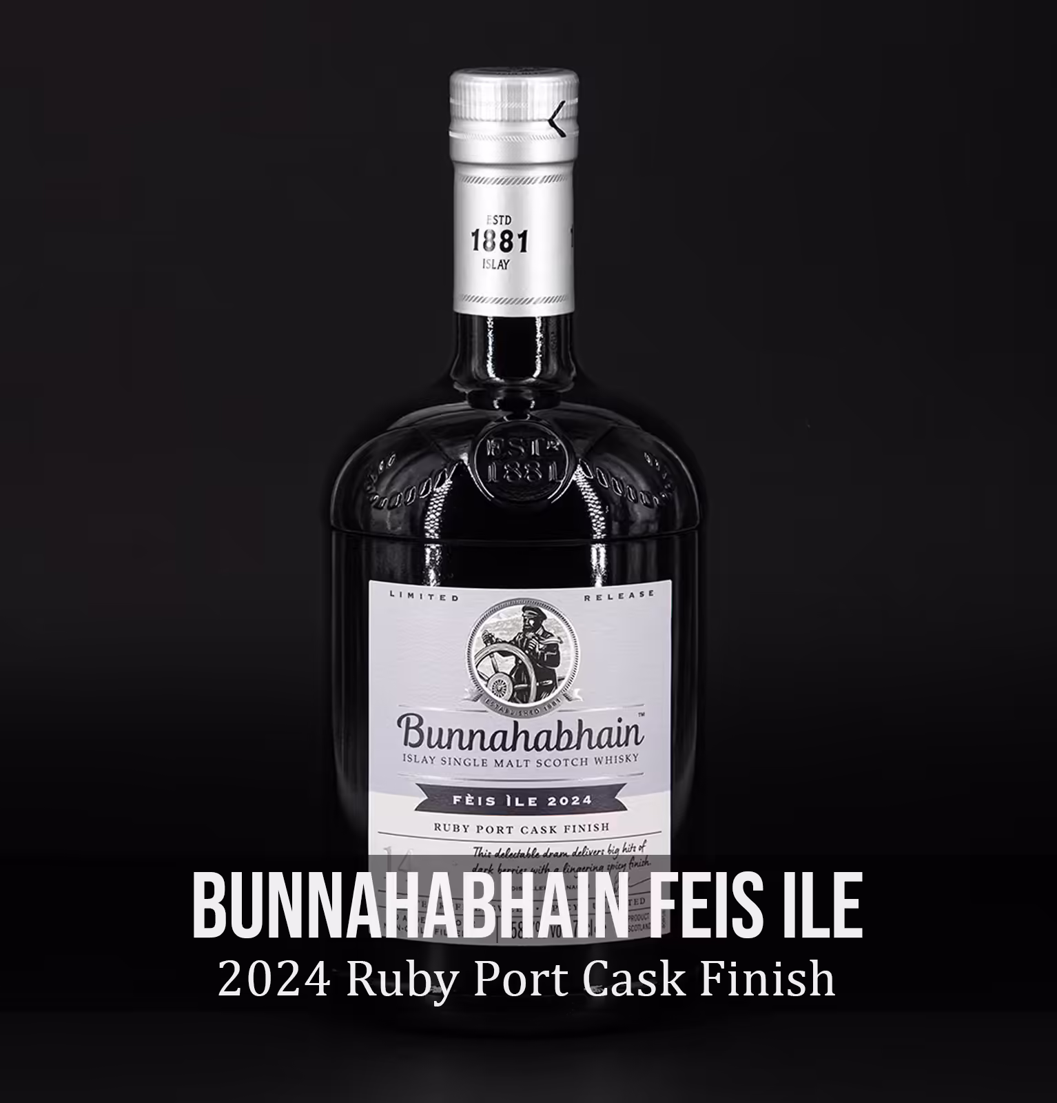 Bunnahabhain Feis Ile 2024 Ruby Port Cask Finish Scotch Whisky