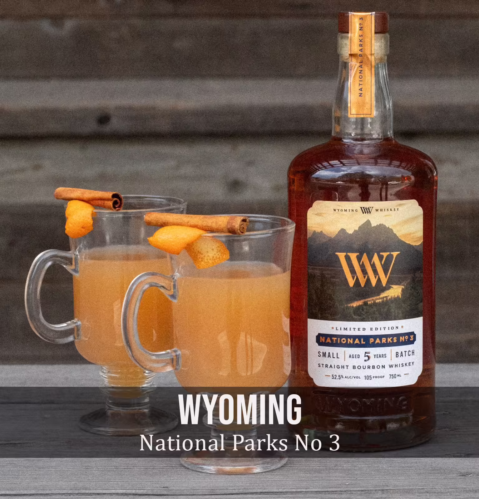 Wyoming National Parks No 3 Limited Edition Bourbon Whiskey
