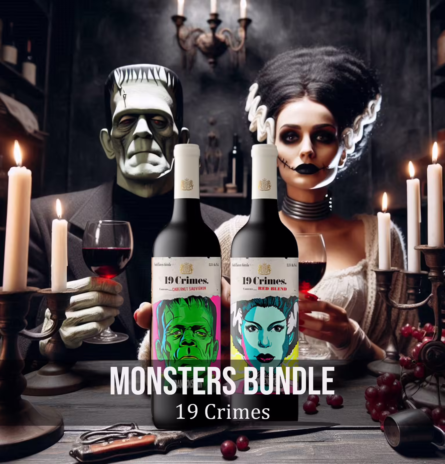 19 Crimes Monsters Bundle Red Blend Wine (2 Pack) Bundle #093
