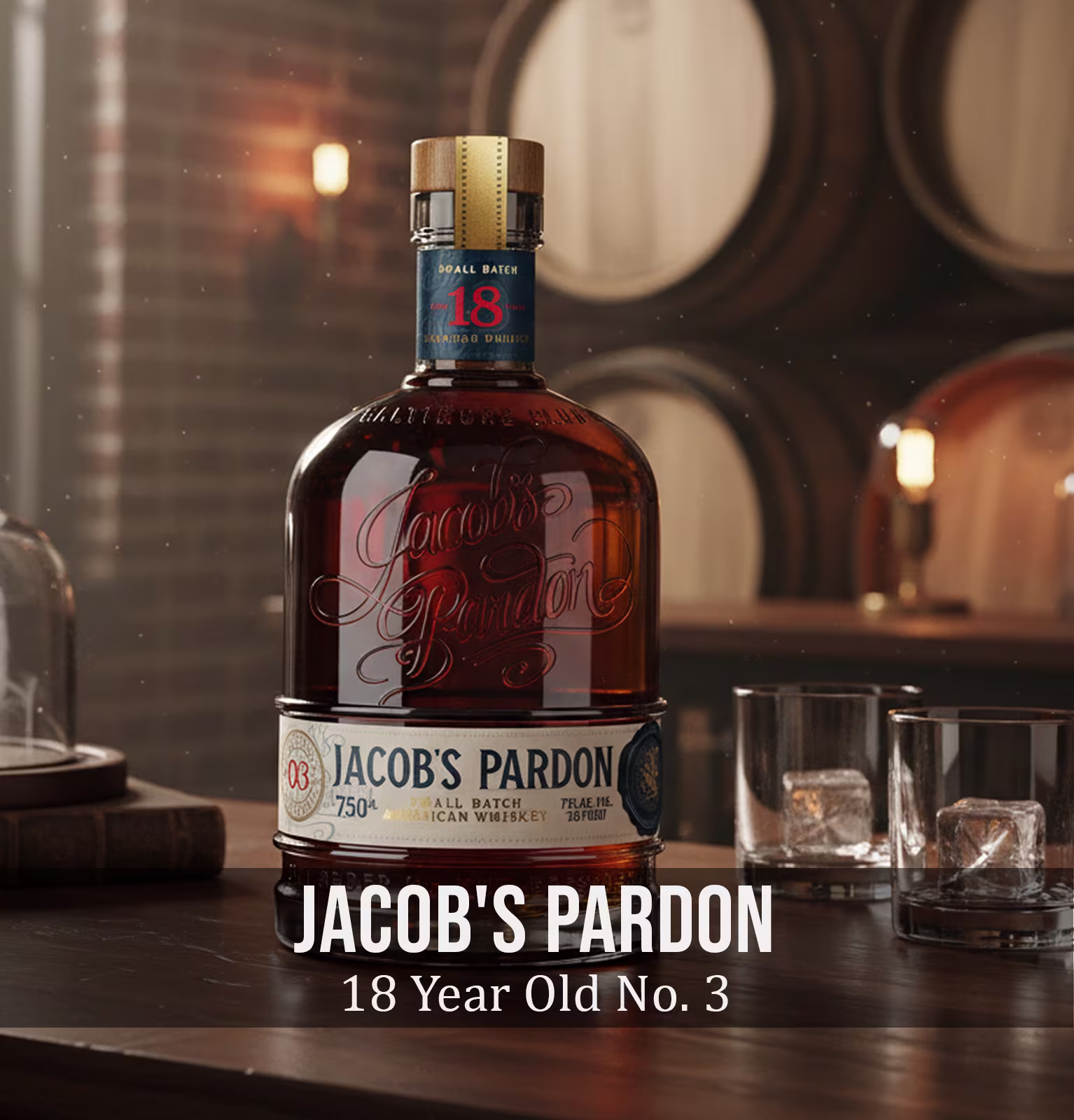 Jacob's Pardon 18 Year Old Small Batch Recipe No. 3 American Whiskey
