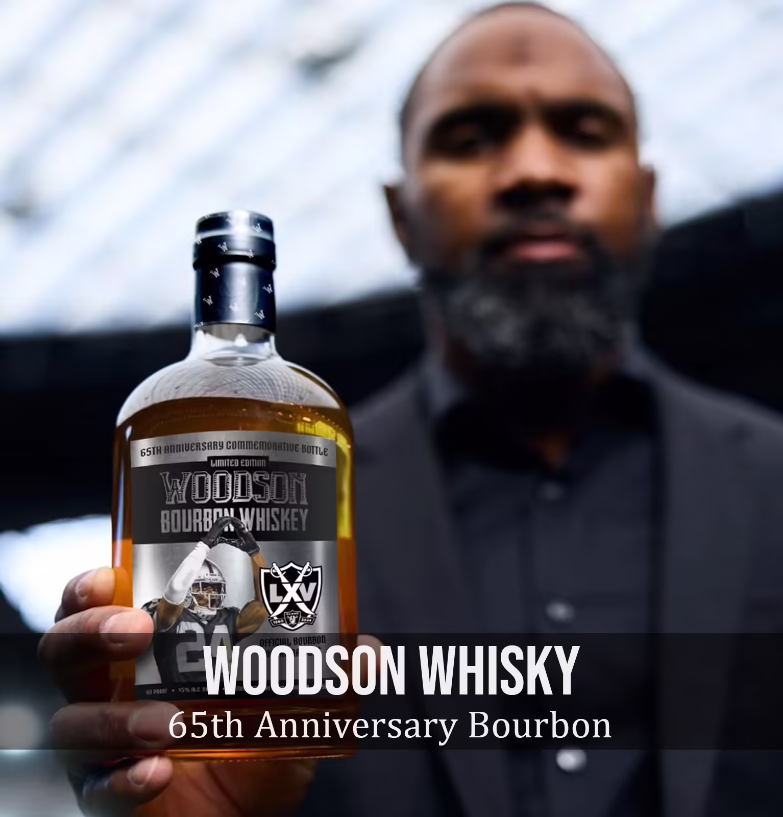 Woodson Raiders 65th Anniversary By Charles Woodson Bourbon Whiskey