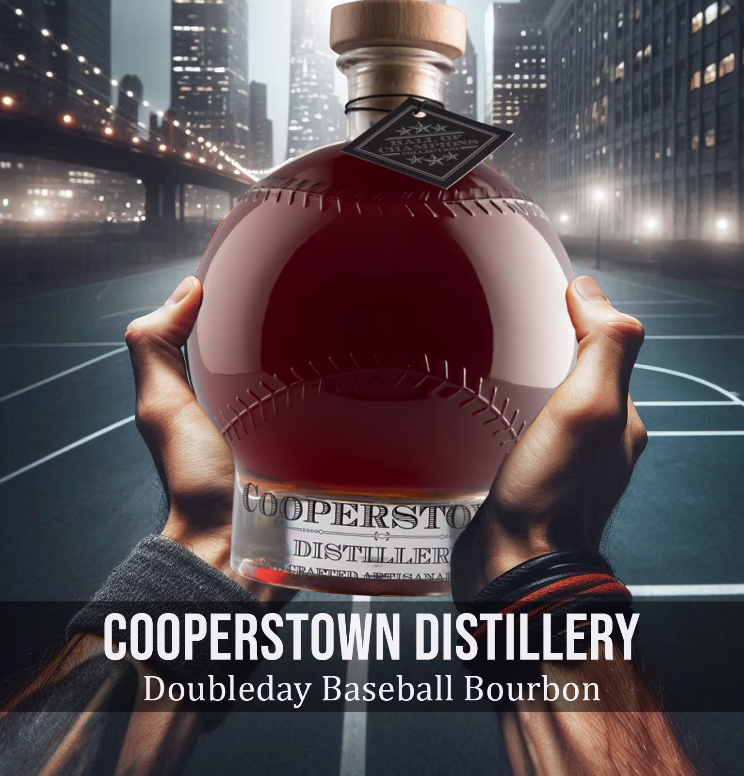 Cooperstown Doubleday Baseball Bourbon