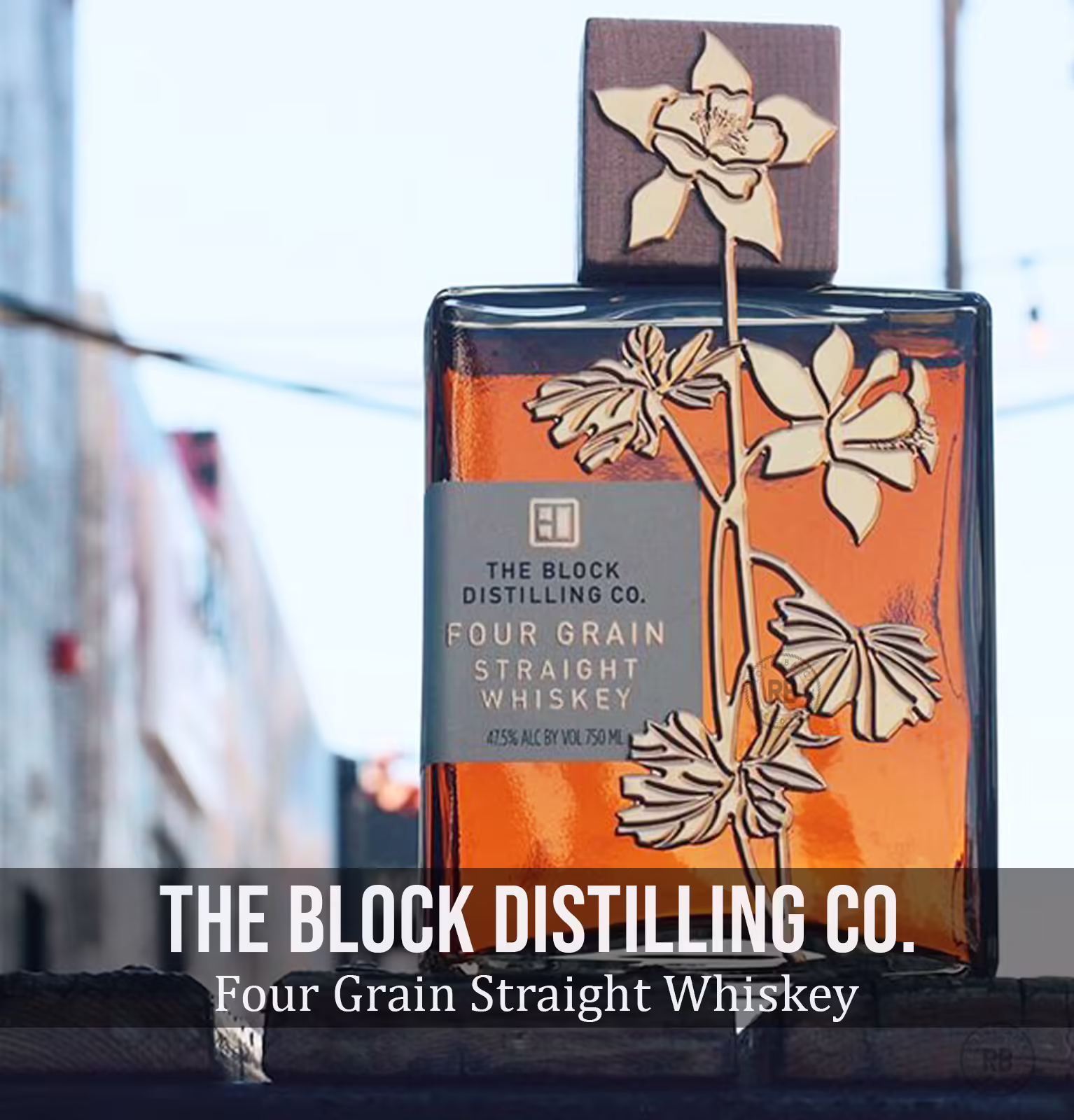 The Block Distilling Co Four Grain Straight Whiskey